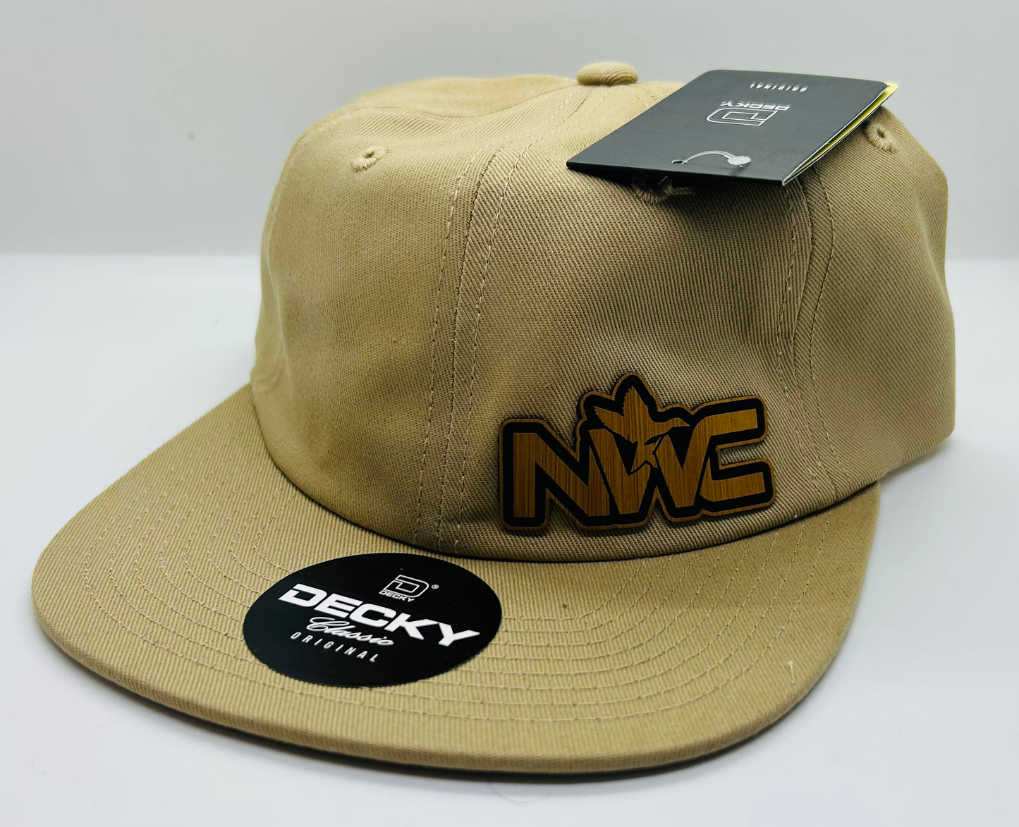 Decky Style 200 Relaxed Flat‑Bill Dad Cap NWC Logo