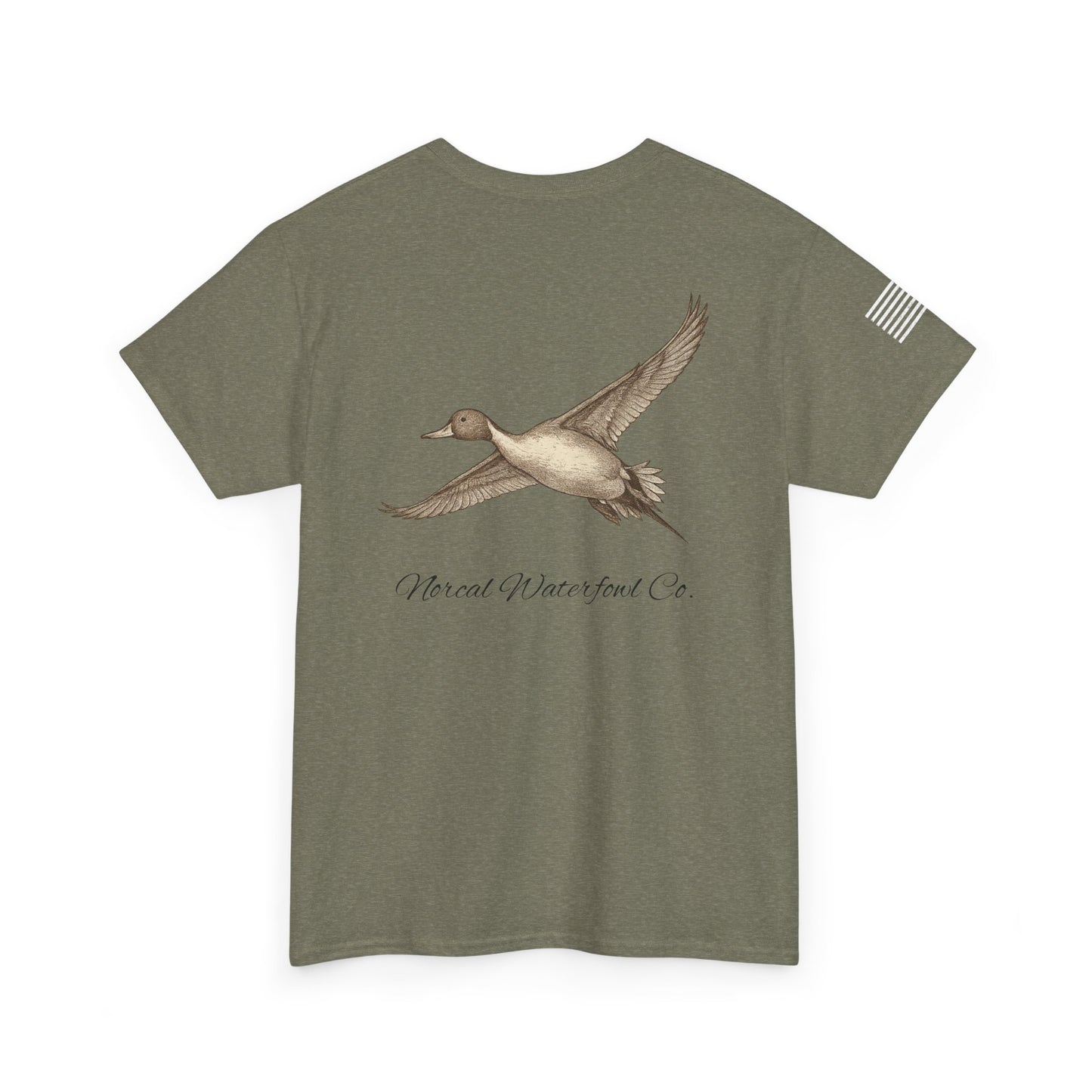 Unisex Heavy Cotton Tee – “Pintail Flag” Edition