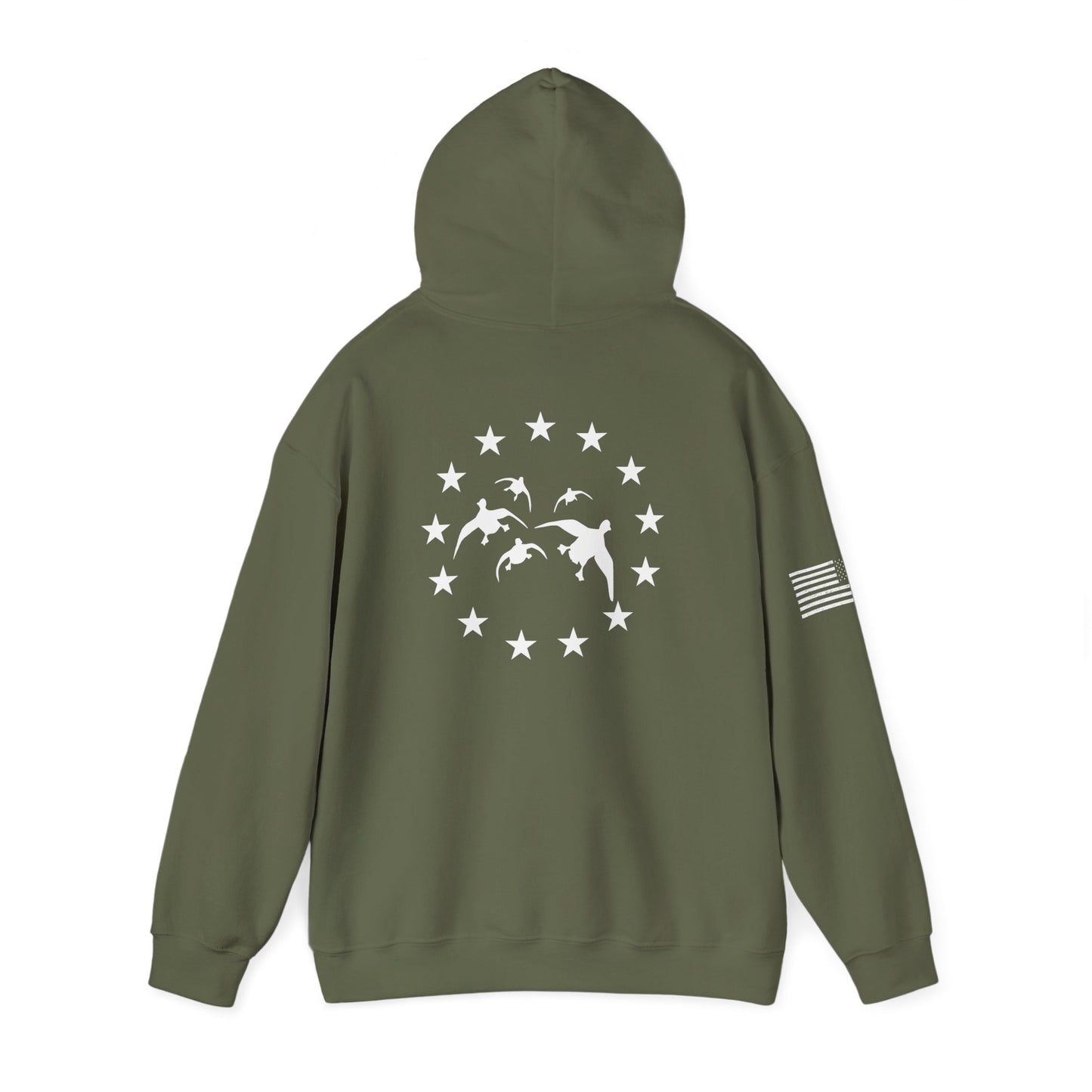 1776 Hunter Hoodie - Classic White Logo